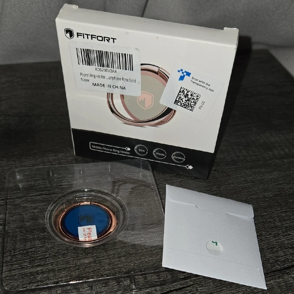 Fitfort Rose Gold Phone Ring Holder